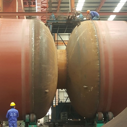 6 m diameter pressure vessel automatic welding